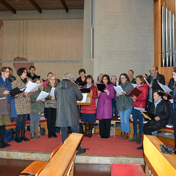 Seelsorgeraumchor unter der Leitung von Siegfried Kager